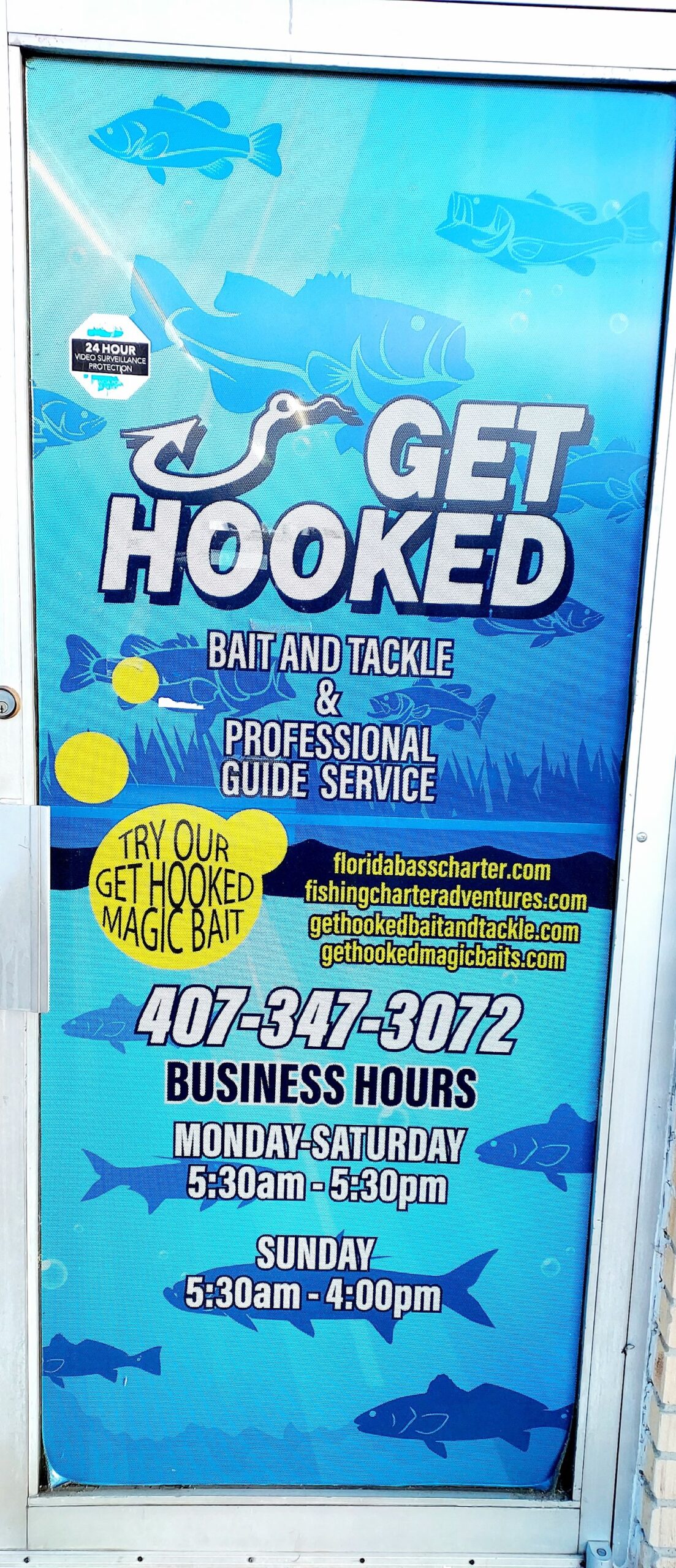 Bait and tackle and fishing supplies